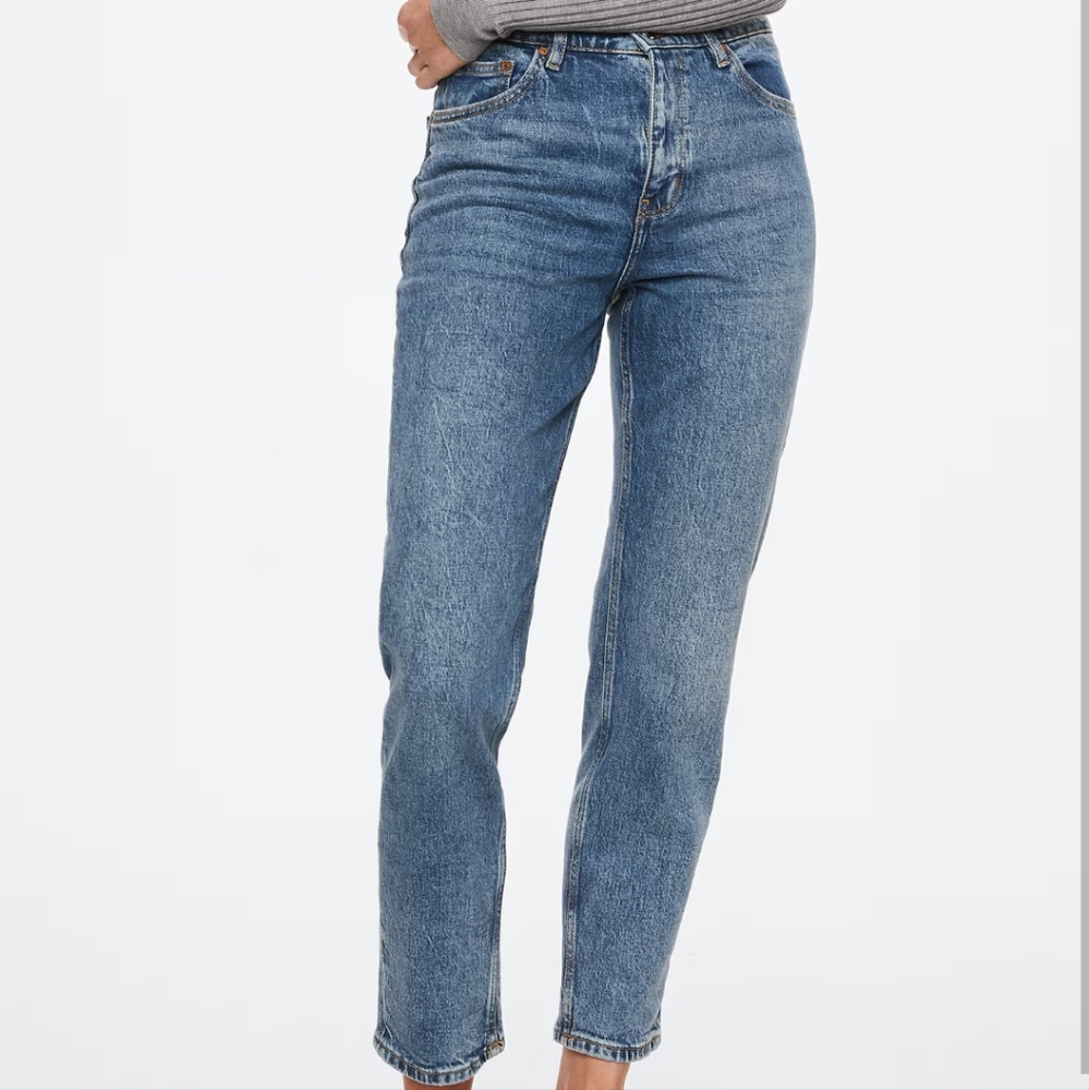 NWT Mango Mom comfort high rise jeans